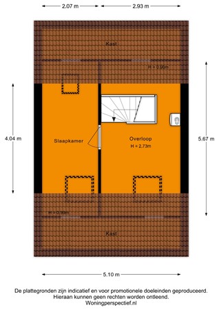 Floorplan - Grundel 63, 2377 DA Oude Wetering